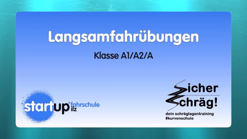  Video Fahrübungen Klasse A1/A2/A für die praktische Prüfung